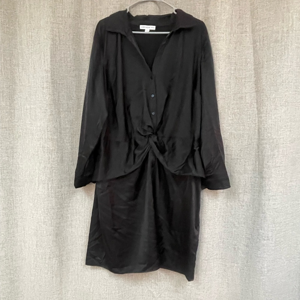 And Now This button dress